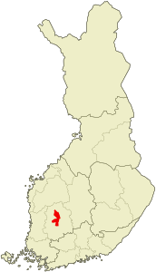 Ylöjärvi - Localisation