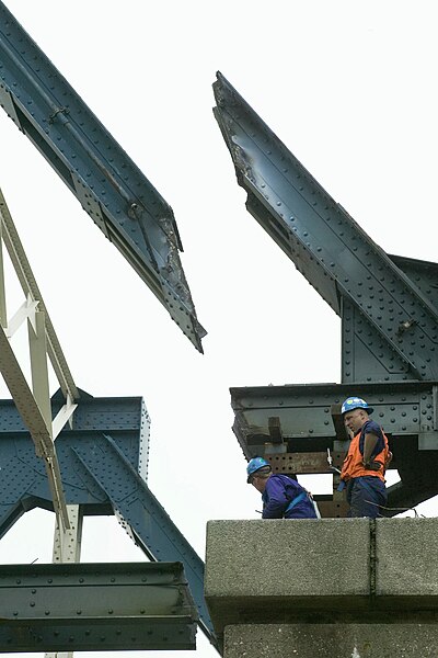 File:Zicht op de sloopwerkzaamheden van de brug - Zaltbommel - 20413047 - RCE.jpg