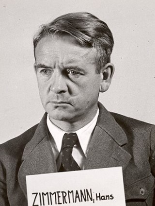 <span class="mw-page-title-main">Hans Zimmermann</span> German Nazi Party official