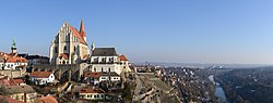 Znojmo Old Town Panorama from Castle 20190217.jpg