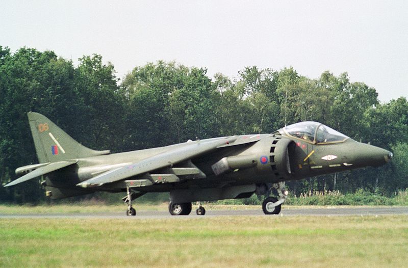 File:"06" British Aerospace Harrier GR5 Royal Air Force. (5644095683).jpg