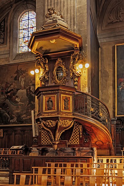 File:(Castres) Cathédrale Saint-Benoît - La chaire.jpg