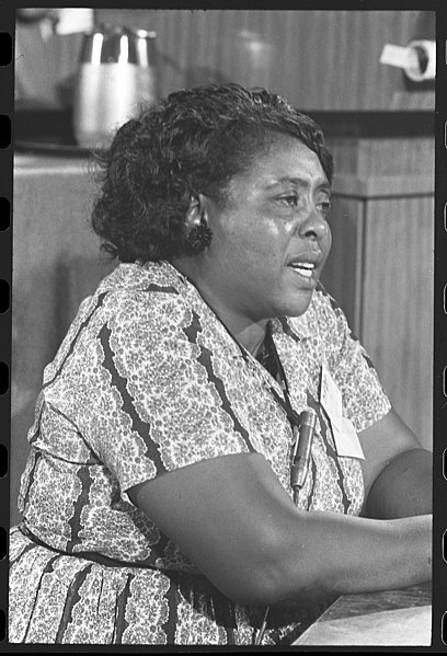 File:(Fannie Lou Hamer, Mississippi Freedom Democratic Party delegate, at the Democratic National Convention, Atlantic City, New Jersey, August 1964) (LOC) - Flickr - The Library of Congress.jpg