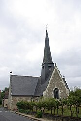 La eklezio de Sankta-Stefano, en Saint-Étienne-de-Chigny