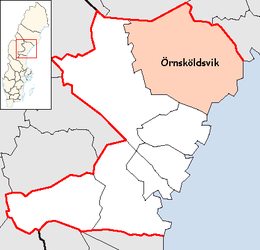 Örnsköldsvik – Localizzazione