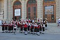 Deutsch: Auftritt der Stadtkapelle Oberndorf bei Salzburg vor dem KHM