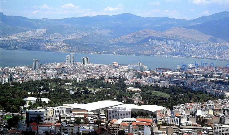 File:İzmir International Fair from Kadifekale.JPG