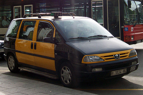 Taxi i Barcelona  Foto: Sergi Larripa