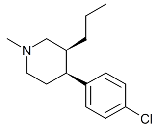 1-Methyl-3-propyl-4-(<i>p</i>-chlorophenyl)piperidine