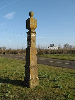 17th century Guide Post just outside Wroxton - geograph.org.uk - 1771700
