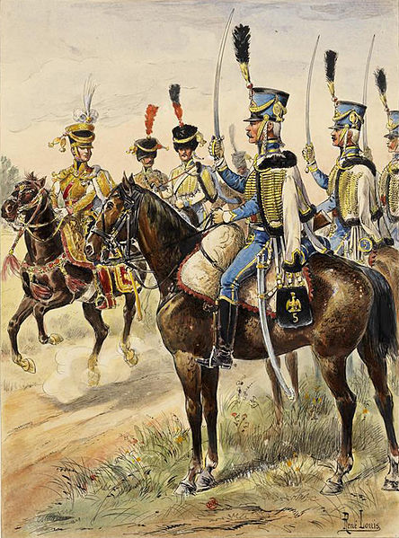 File:1808 - Revue du 5e Hussards par Junot duc d'Abrantès, Colonel-Général des Hussards (51).jpg