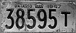 1947 Ontario Trailer License Plate 38595T.jpg