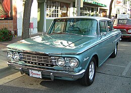 1962 Rambler Ambassador berline 2 portes Kenosha green-f.jpg