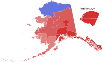 1976 United States House of Representatives election in Alaska by State House District.svg