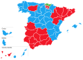 Simple results of the 2004 Spanish general election.