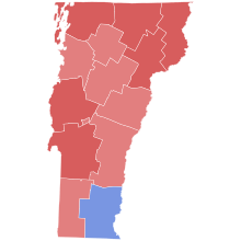2004 Vermont gubernatorial election results map by county.svg