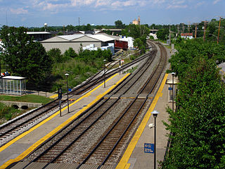 <span class="mw-page-title-main">Savage station</span> Rail station in Savage, Maryland, US
