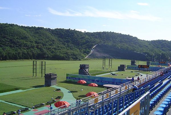 The Beijing Shooting Range Clay Target Field, where Daniel competed in his event.