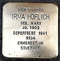Miniatuur voor Bestand:2013 12 Stolpersteine Irma Hoeflich.jpg