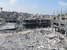 Beit Hanoun region of Gaza in August 2014, after Israeli bombardments. 20140805 beit hanun7.jpg