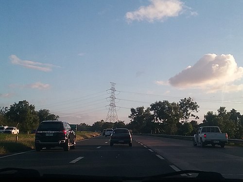 Southern Tagalog Arterial Road (STAR) and National Grid Corporation of the Philippines power lines at Tanauan, Batangas