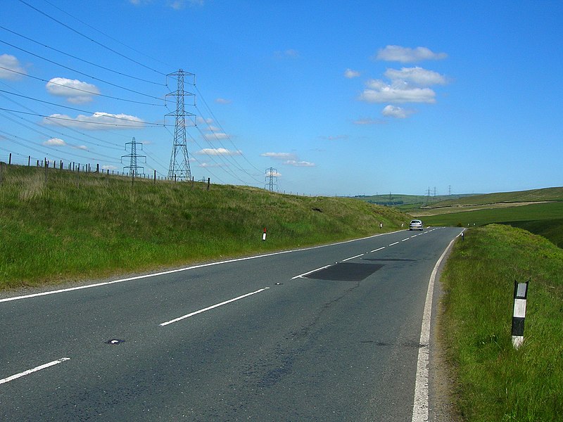 File:A58, heading towards Ripponden - geograph.org.uk - 2442208.jpg