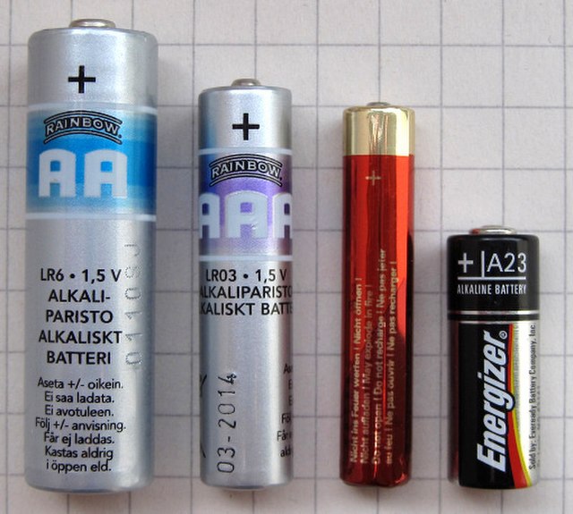 Batteries are sources of voltage in many electric circuits.