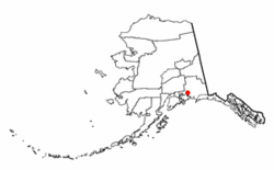 Locatie van Valdez, Alaska