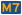 AUS Alphanumeric Route M7 toll.svg