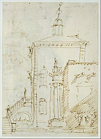 A Magnificent Pavilion by the Lagoon (recto); The Grand Canal, with the Rialto Bridge from the South (verso) MET DT3166.jpg