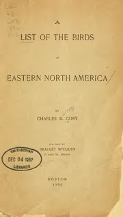 Thumbnail for File:A list of the birds of eastern North America (IA listofbirdsofeas00cory).pdf