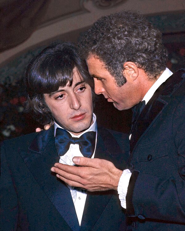 Caan and Al Pacino in 1972