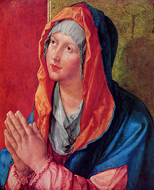 Albrecht Dürer (1471-1528), Vierge en prière.