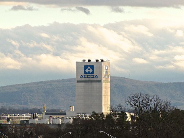 CCM tower, formerly part of ALCOA's North Plant (now operated by Arconic)