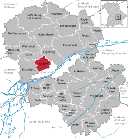 Läget för Altdorf i Landkreis Landshut