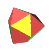Animations of a polyhedron vertice as a face to snub from hemicube.gif