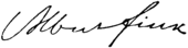 signature d'Albert Fink
