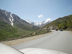 Approaching the Salang Tunnel