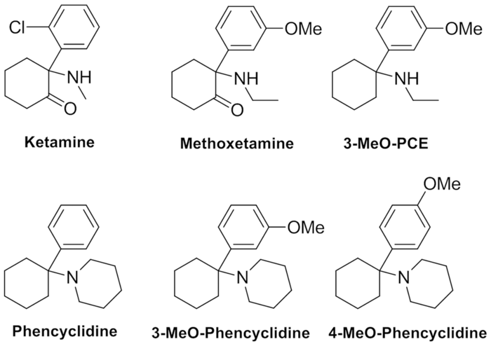 Methoxetamine and related arylcyclohexylamines.