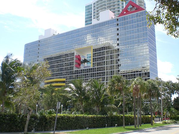 Atlantis Condominium in Miami, seen prominently in Miami Vice