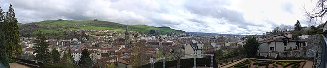 Panorama d'Aurillac.