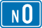 N0-Straßenschild