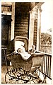 Baby james masters sr in classic carriage with doll.jpg