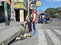Baliwagenya street sweeper with besom broom and dustpan 02