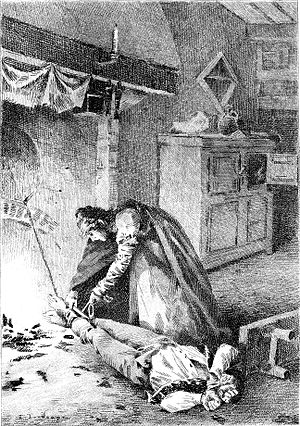 Illustration of Honoré de Balzac's The Chouans...