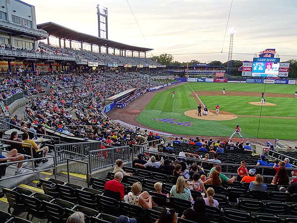 2021 game against the Buffalo Bisons at NBT Bank Stadium