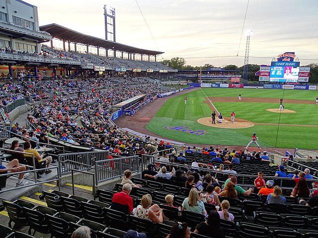 2021 game against the Buffalo Bisons at NBT Bank Stadium