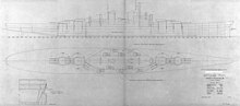 One variant of the fast BB 65-8 design scheme from 1940 Battleship Study - BB65 - Scheme 8 - (1940 Studies).jpg
