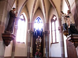 Chapelle "St-Joseph" avec statues (XIXe)