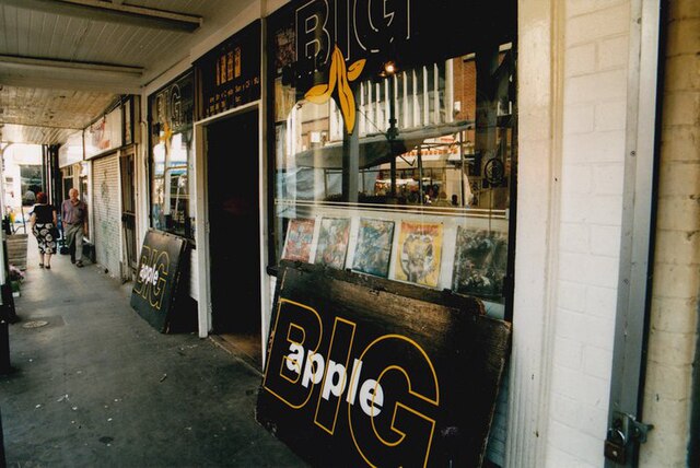 The Big Apple Records shop, in Croydon, South London